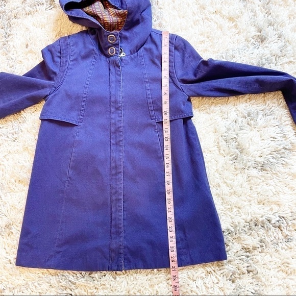Tulle by Anthropologie | Purple Light Weight Hooded Jacket Size Small - Picture 14 of 14